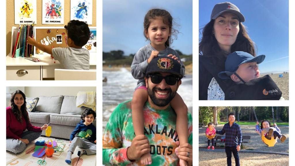 Photos de parents avec leurs enfants