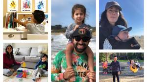 Photos de parents avec leurs enfants