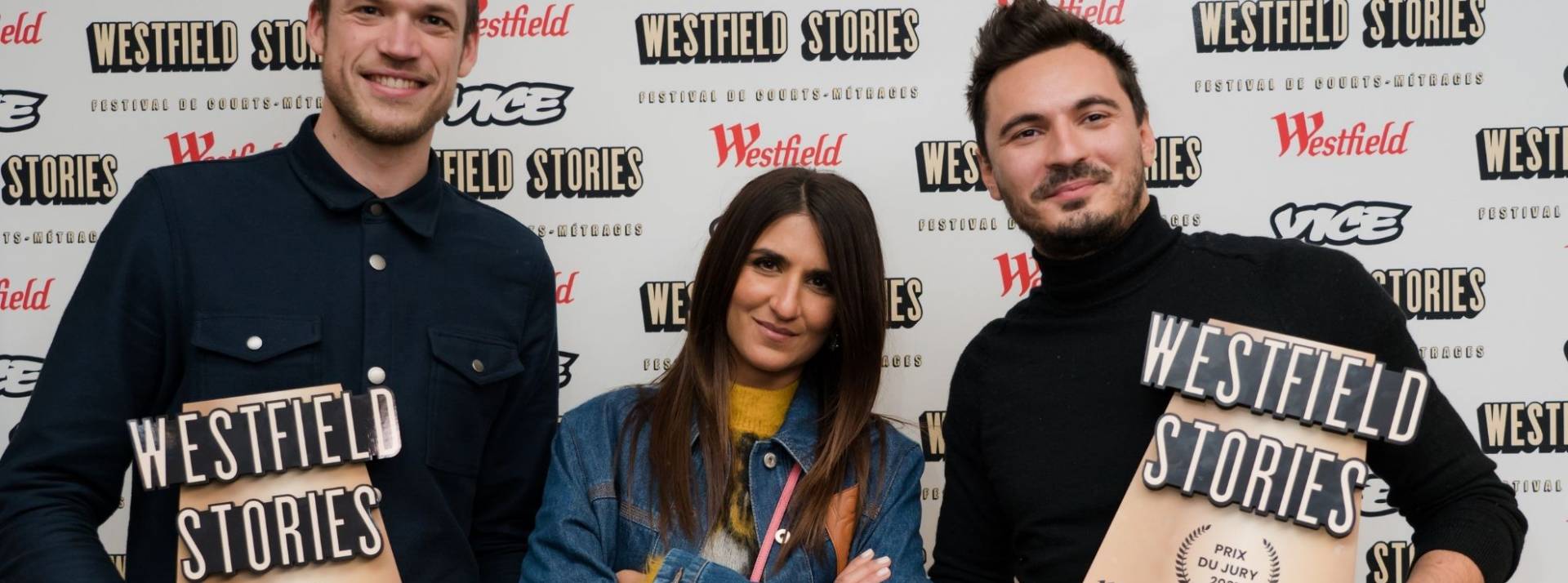 Westfield révèle les grands gagnants de son premier festival de courts-métrages Westfield Stories en partenariat avec Vice Géraldine Nakache, Tony Vernagallo, Adrien Privat