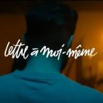 Message "Lettre à moi-même" avec un homme de dos