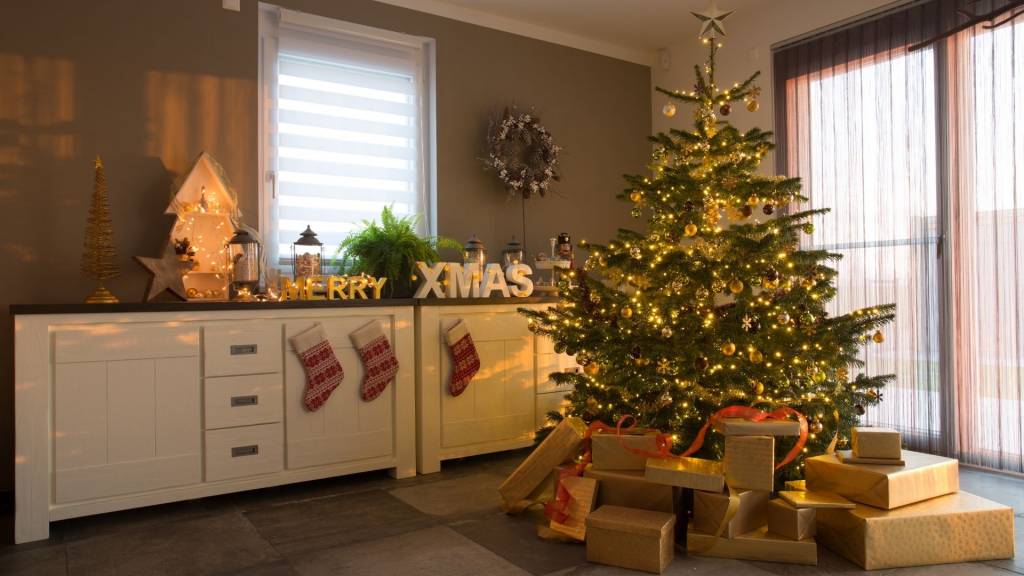 Sapin illuminé