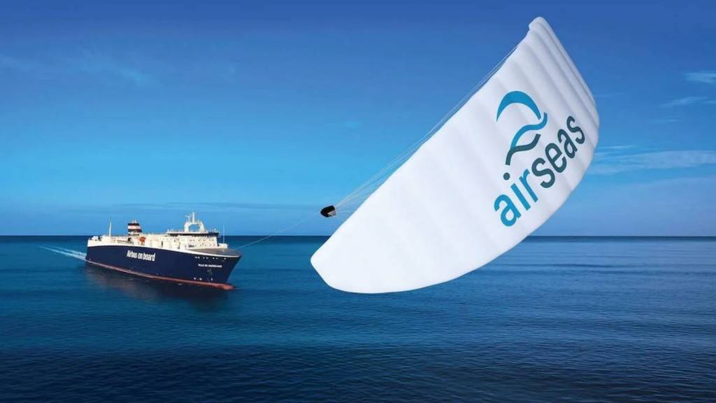 kite Airseas sur le « Ville de Bordeaux »,