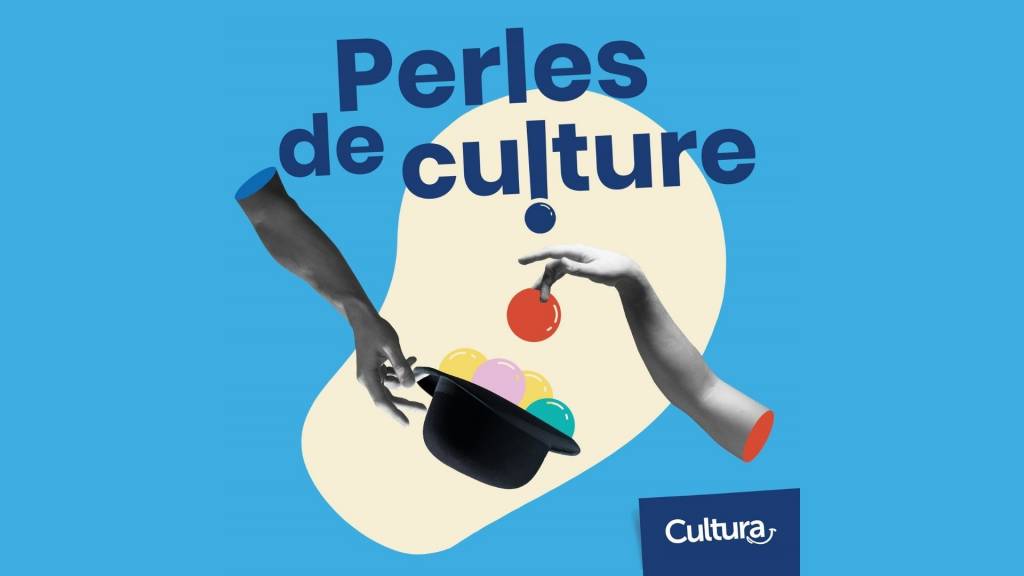 Deux mains avec un chapeau au centre dans lequel se trouvent des balles de couleurs