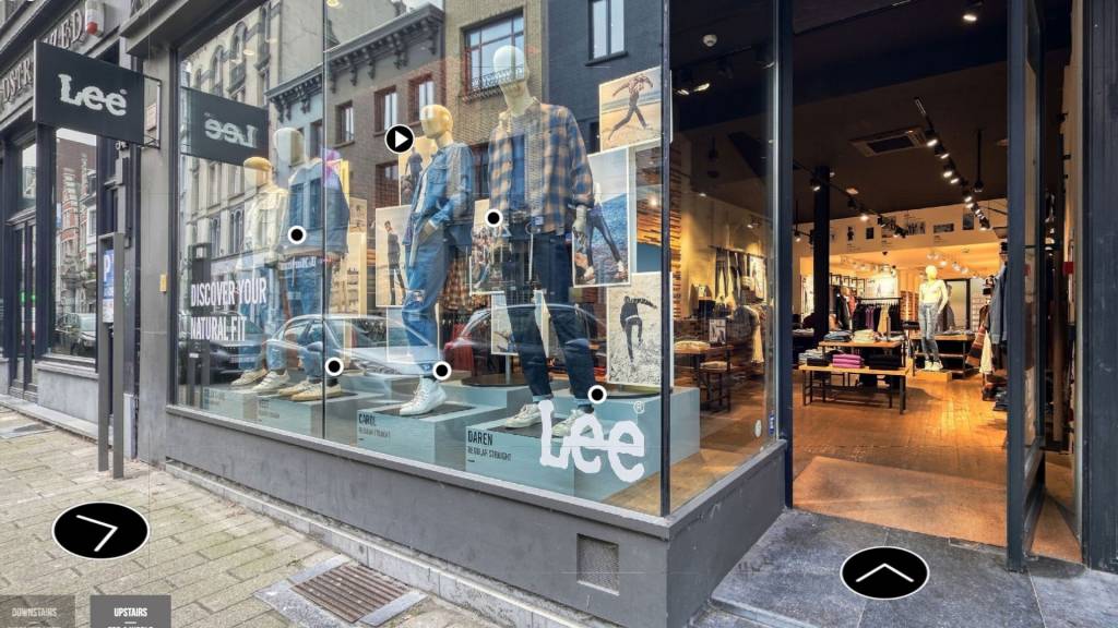 Vitrine de la boutique Lee Jeans