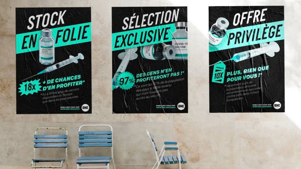 Affiche de la campagne #Vaccinezlemonde