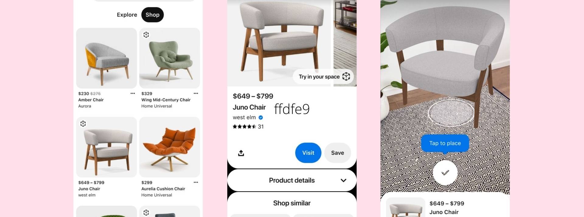 Pinterest lance une nouvelle fonctionnalité de réalité augmentée Try On For Home Decor dédiée à la décoration d’intérieur Epingles Pinterest