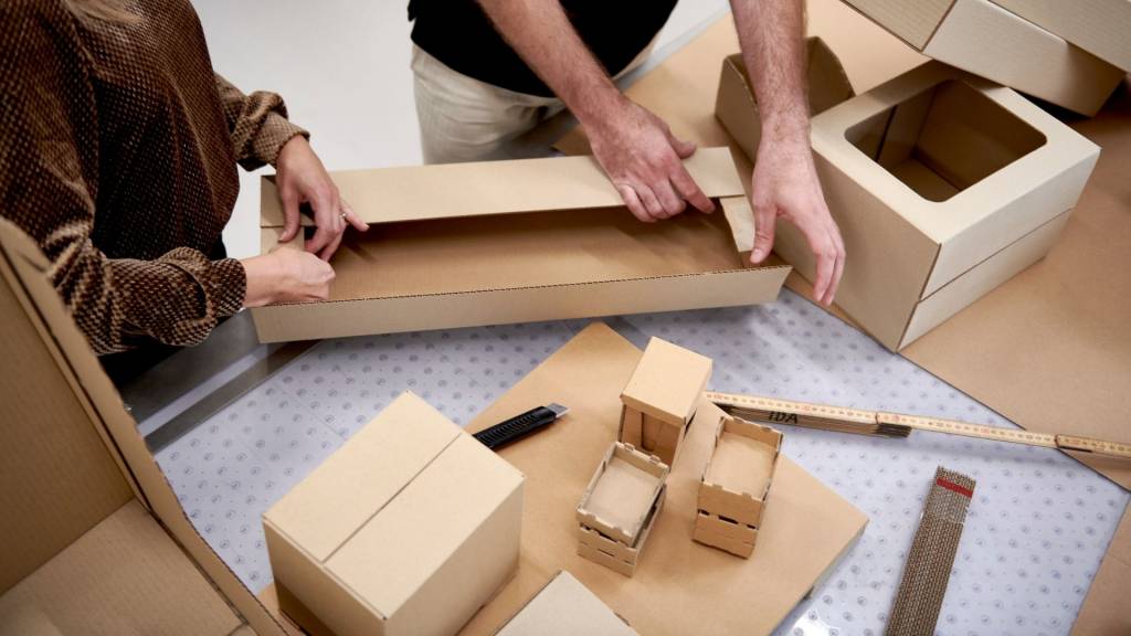 Prototype d'emballages recyclables IKEA