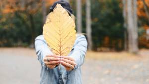 Tenir une feuille dans ses mains