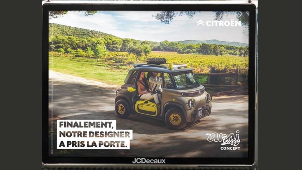 Citroën dévoile en prévision de l’été, son nouveau concept : My AMI Buggy Concept avec l'agence Buzzman : My AMI Buggy Concept