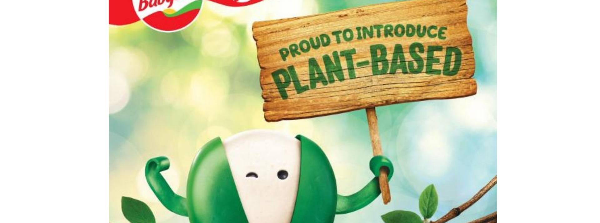 Les petits fromages ronds se refont une beauté au diapason de leur appellation « végétale ». Visuel des Babybel verts Vegan