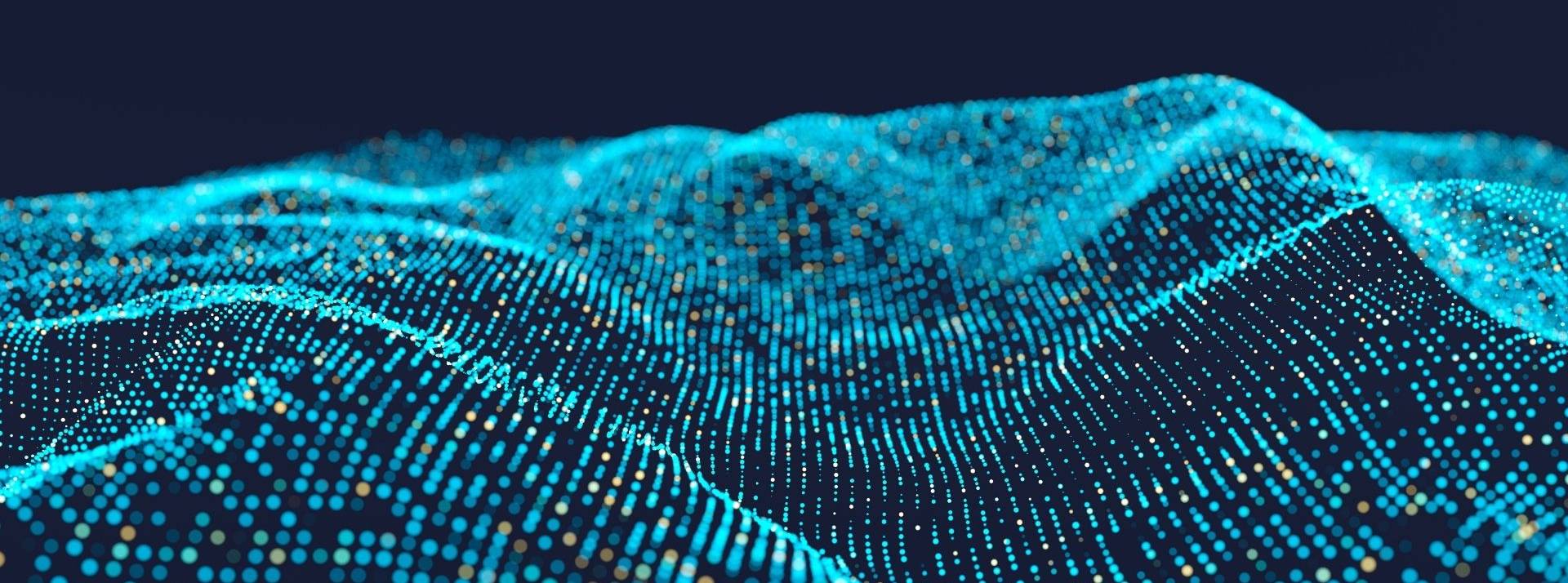 Apiday un outil dédié aux données extra-financières associant experts RSE à une technologie de machine learning Points symbolisant les datas