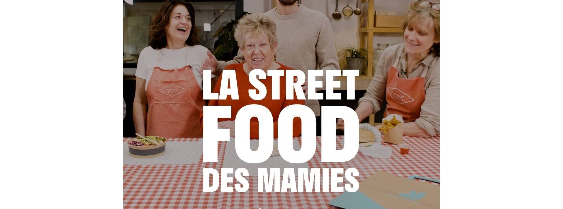 Fête des grands-mères : Deliveroo met à l’honneur les talents culinaires des grands-mères avec mamie foodie et le studio Danielle Affiche Deliveroo Fête des grands mères