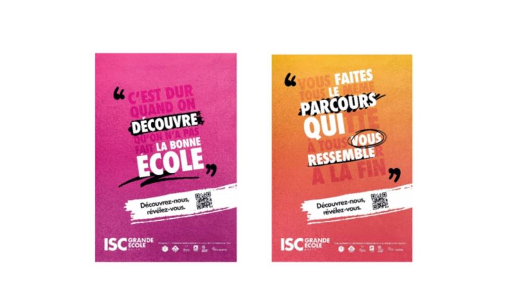 Affiches de la campagne de l'ISC
