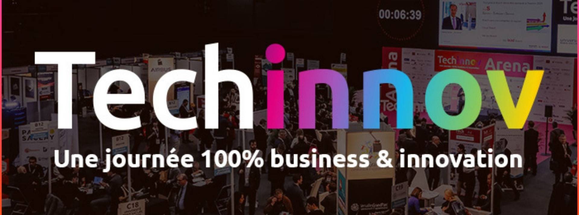 Pour sa 16ème édition Techinnov, événement national dédié à l’innovation pour l’industrie, revient le 23 mars 2022 Logo Techinnov