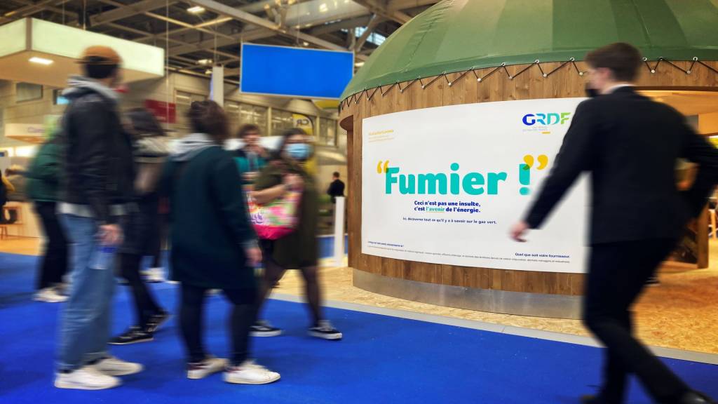 Stand GRDF au Salon de l'Agriculture