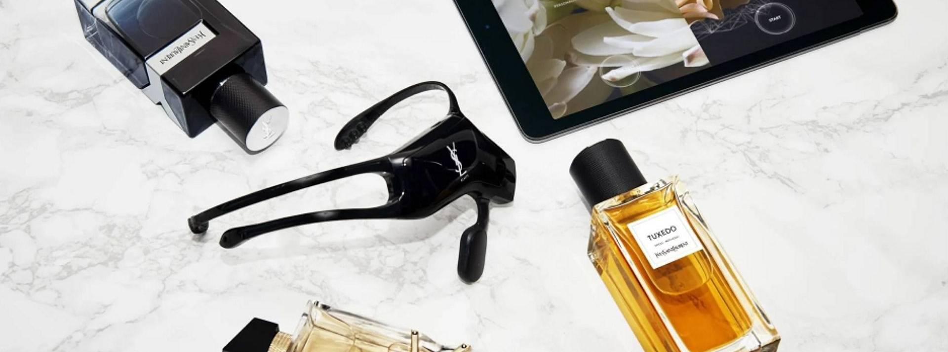 L’Oréal, en partenariat avec le leader mondial des neurotechnologies, emotiv, lance un nouvel outil pour aider les consommateurs à personnaliser leurs choix de parfums Casque multi-capteur entouré de parfums