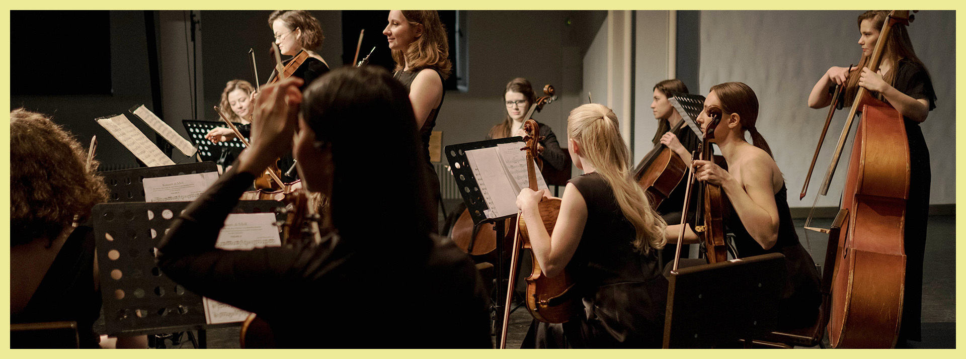 chef d'orchestre musiciens