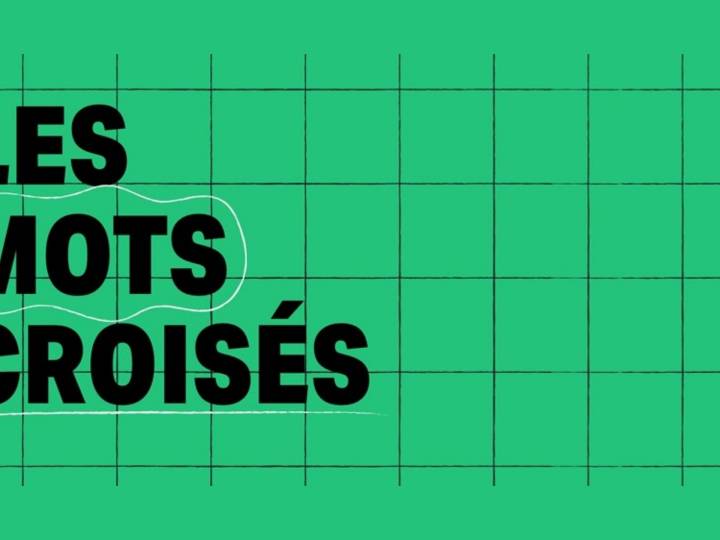 Teste : Les mots croisés sur un fond vert
