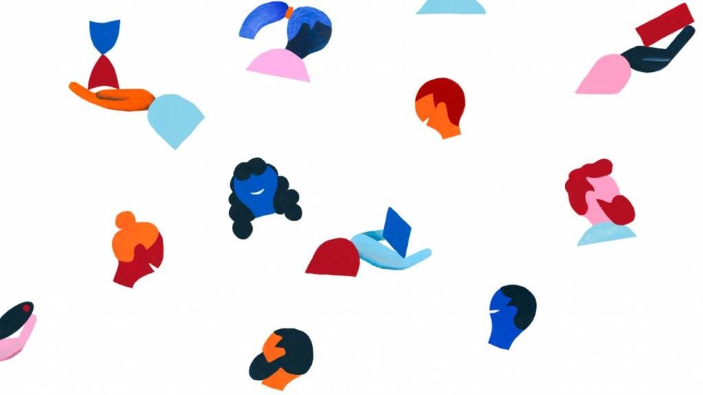 Illustration : têtes multiples